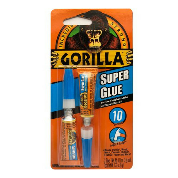 Gorilla Super Glue Gel Two Pack